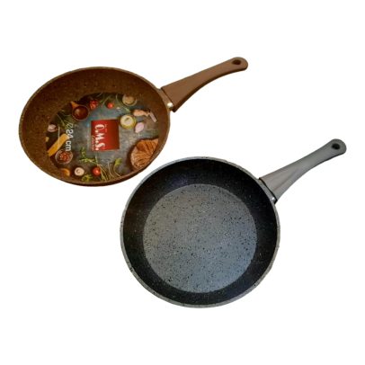 OMS non stick granite fry pan