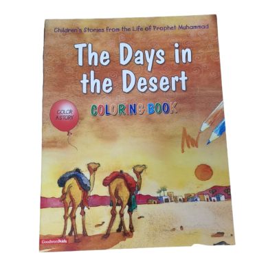 The Days in the Desert Coloring and Story book
