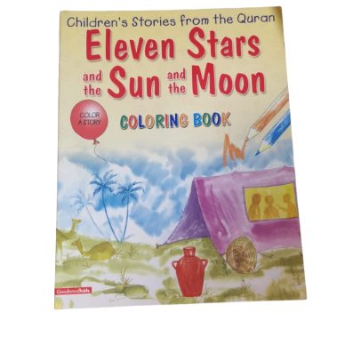 Eleven Stars and the Sun and the Moon Coloring and Story book